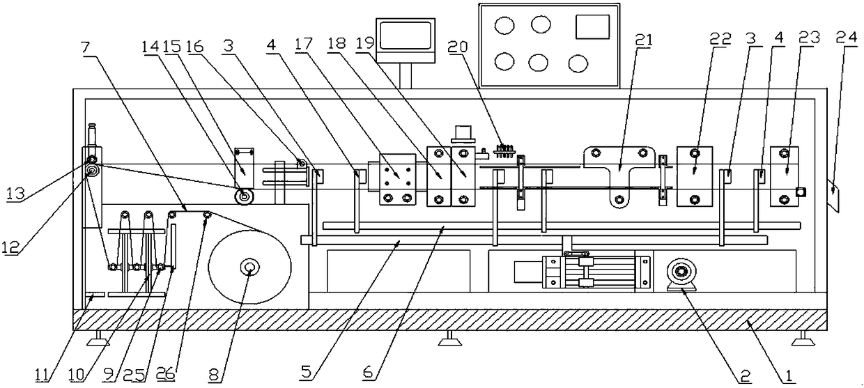 A plastic bottle automatic forming liquid filling machine