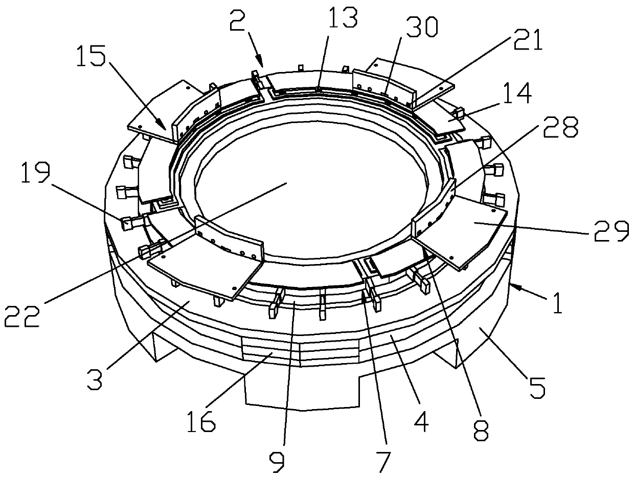 Total console for intelligent campus management, and mounting method of total console