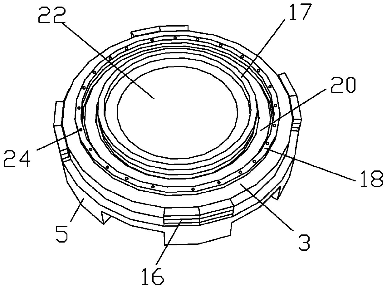 Total console for intelligent campus management, and mounting method of total console