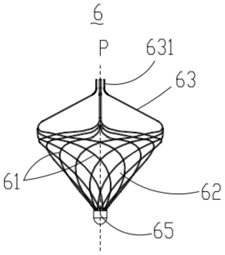 Thrombectomy device and thrombectomy system