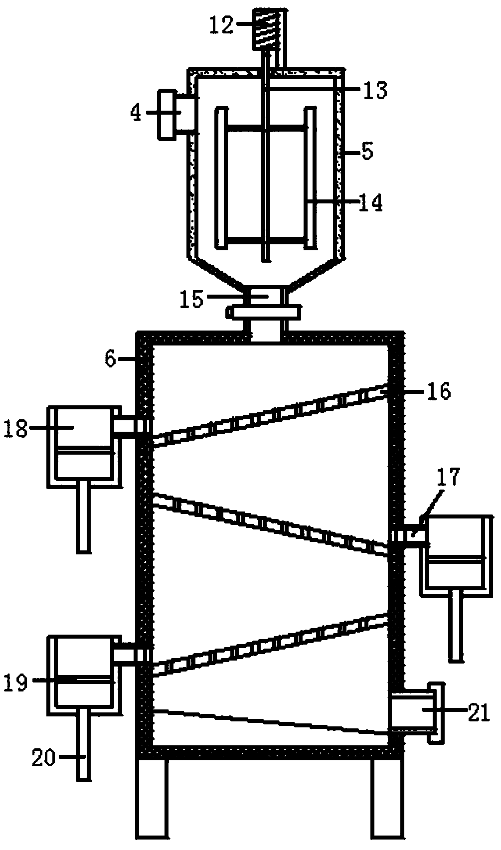 Jigger with multistage separation function and control system thereof