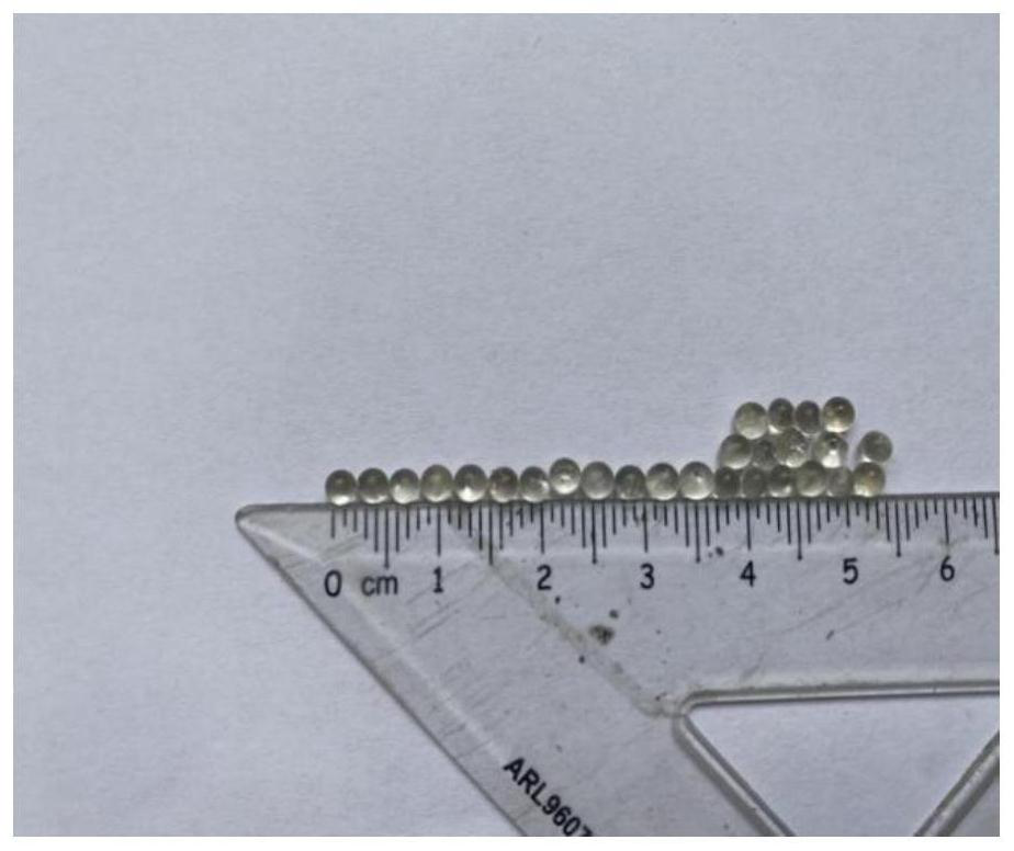 Spherical gel particle as well as preparation method and application thereof