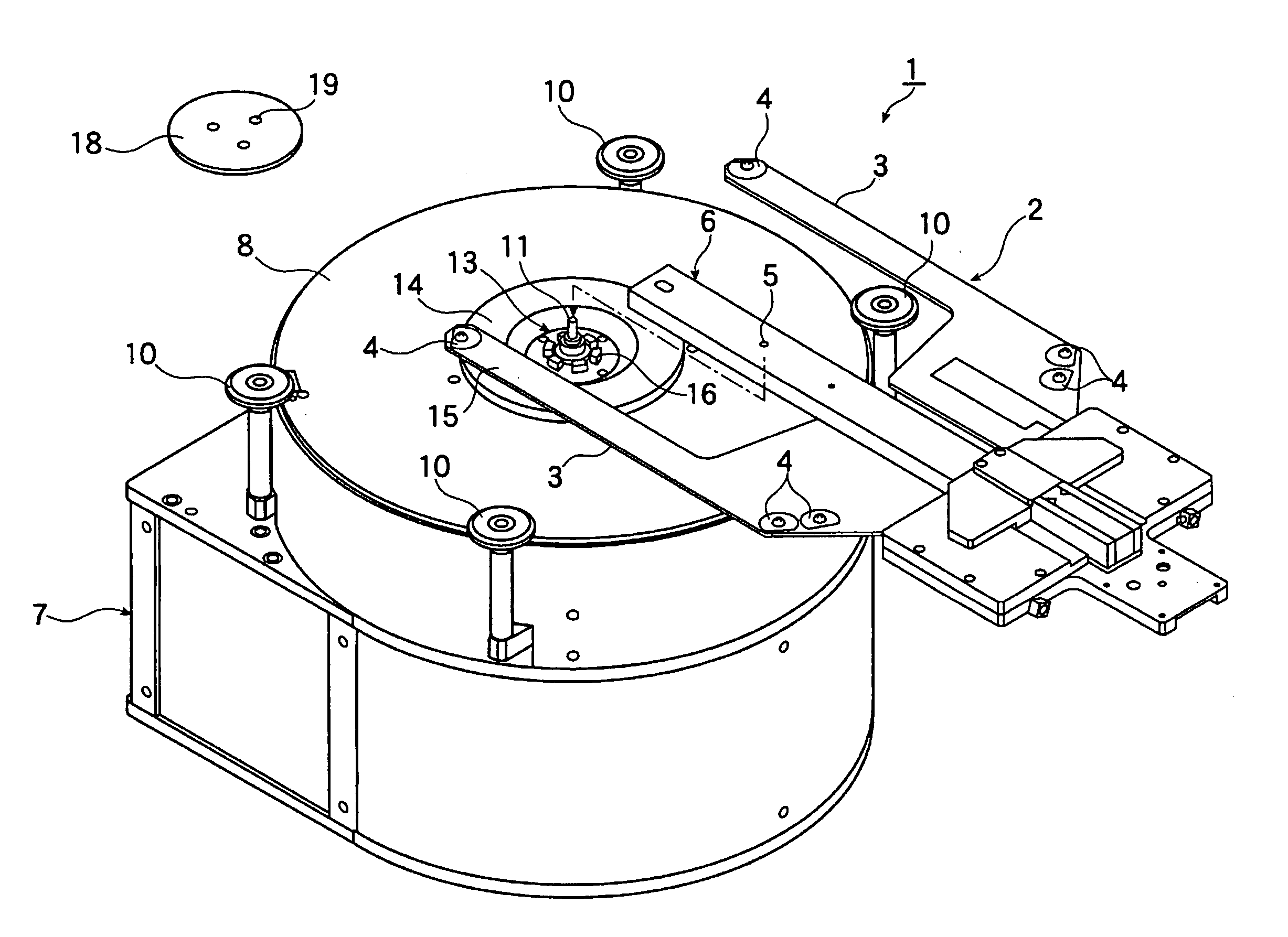 Device amd method for teaching work delivery position to robot