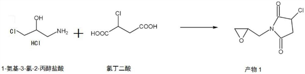 A kind of polyimide waterborne epoxy paint and preparation method thereof