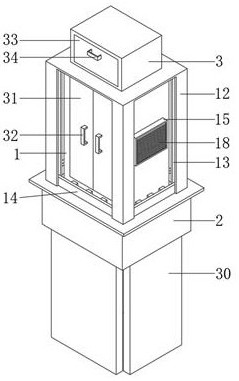 Outdoor fireproof transformer substation