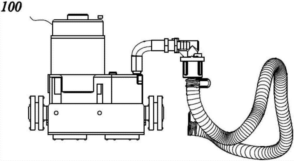 Vacuum pump exhaust pipe silencer and refrigerator