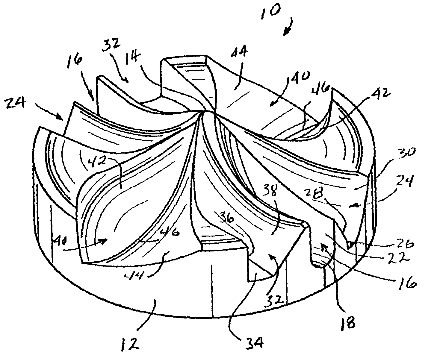 Water distribution plate for rotating sprinklers