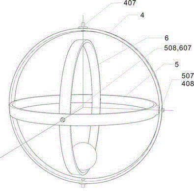 Device for preventing object inversion and vibration based on axial rotation