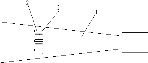 A method for measuring thermal stress of a metal-composite hybrid structure for aircraft