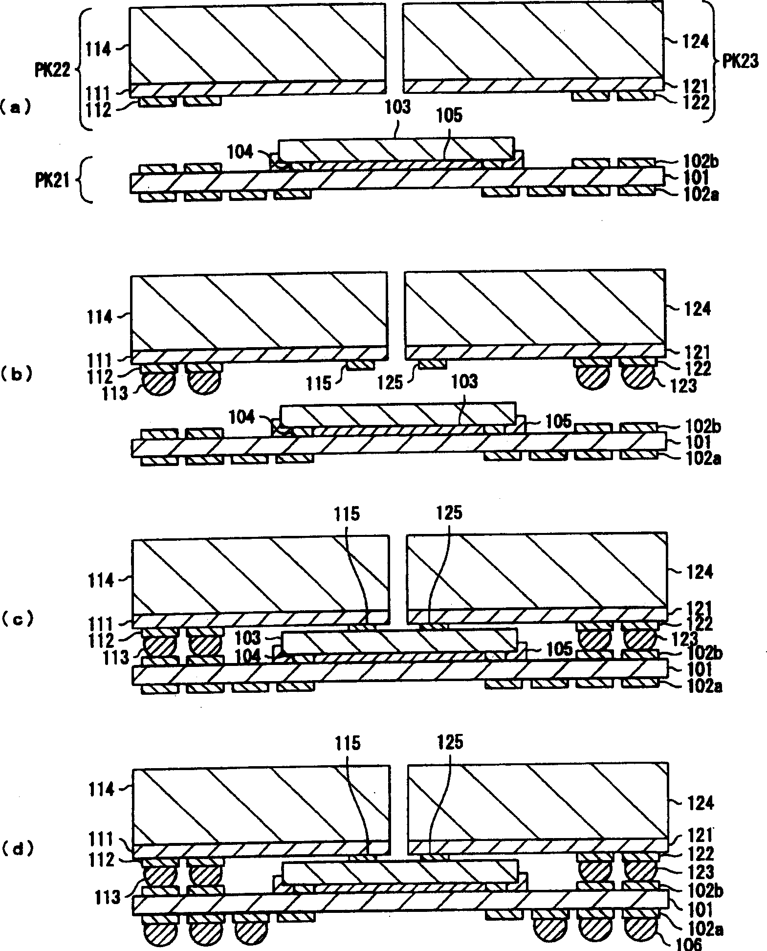 Semiconductor device, electronic apparatus and their manufacturing methods, electronic equipment