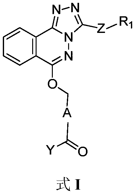 Phthalazine isoxazole alkoxy derivative, preparation method, pharmaceutical composition and uses thereof