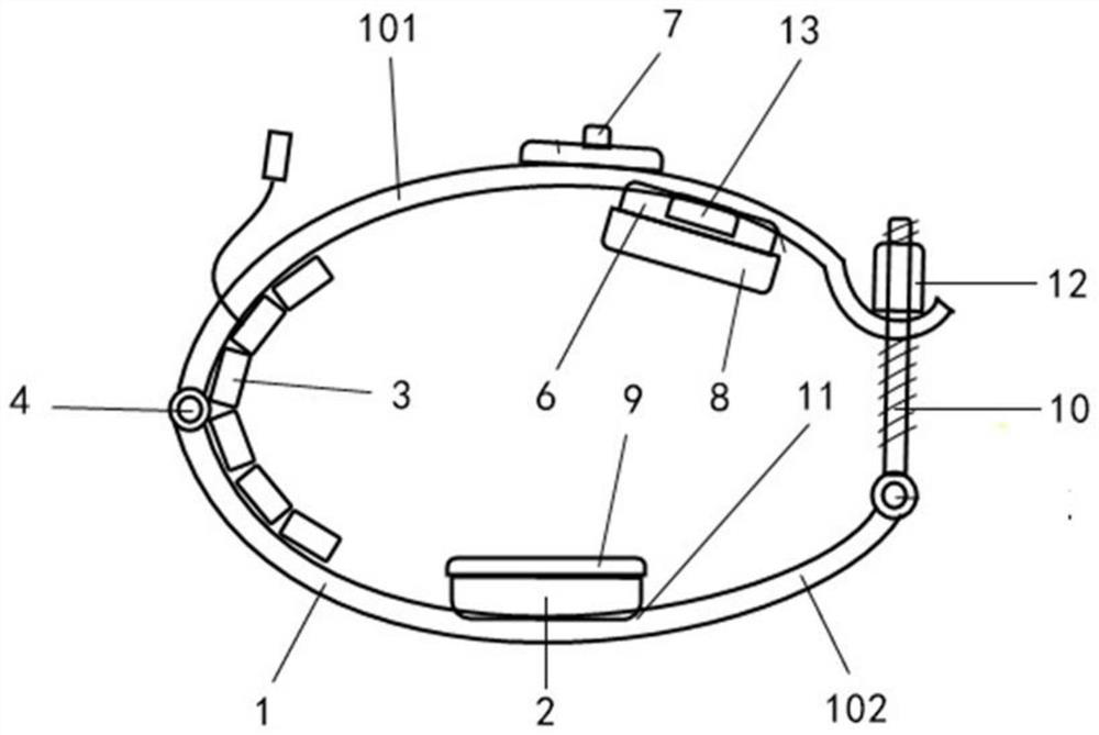 Radial artery puncture wound hemostat and operating method therefor