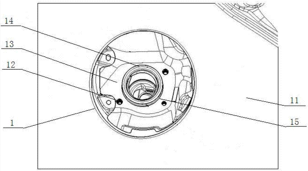 Oil filling port box assembly