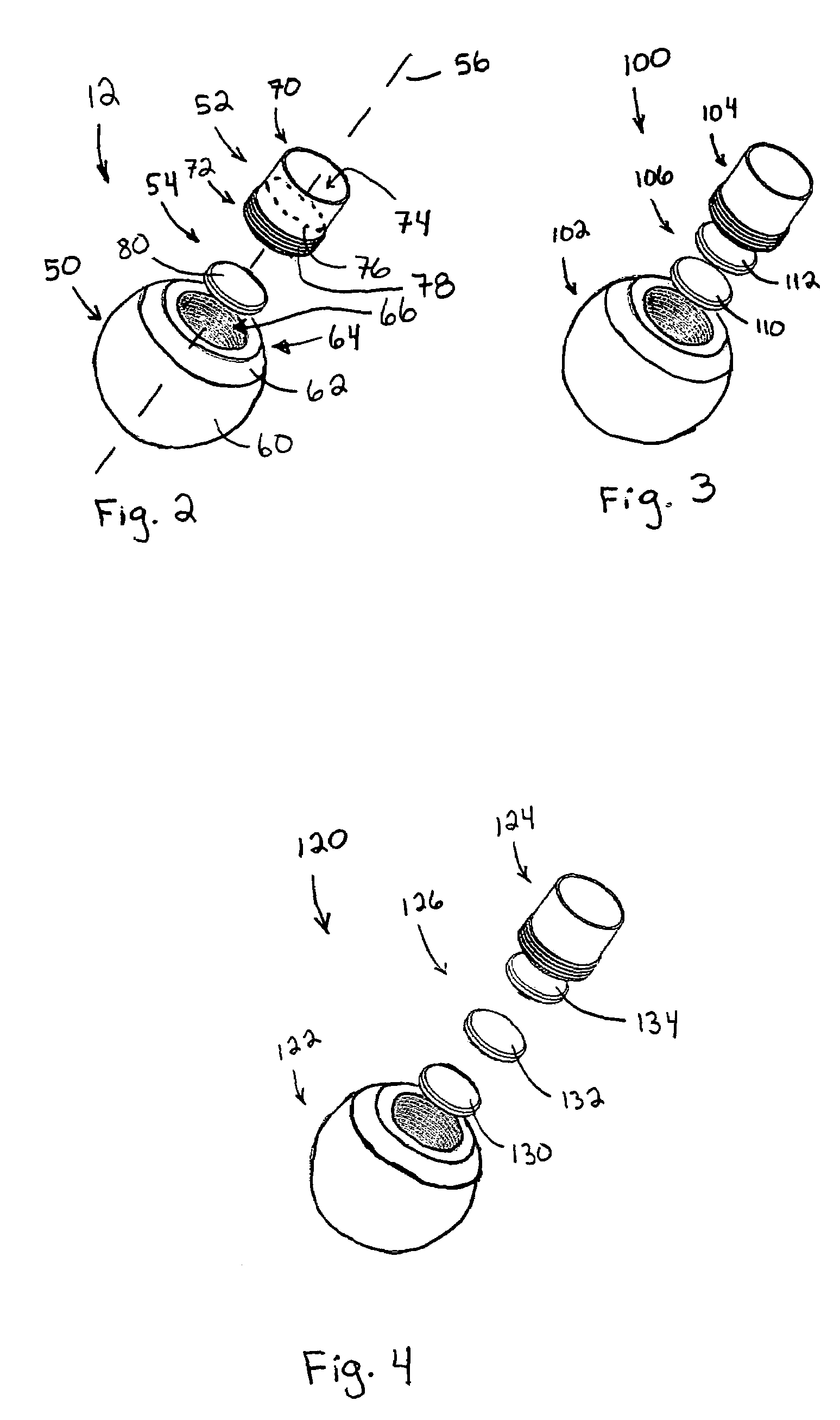 Femoral head assembly with variable offset