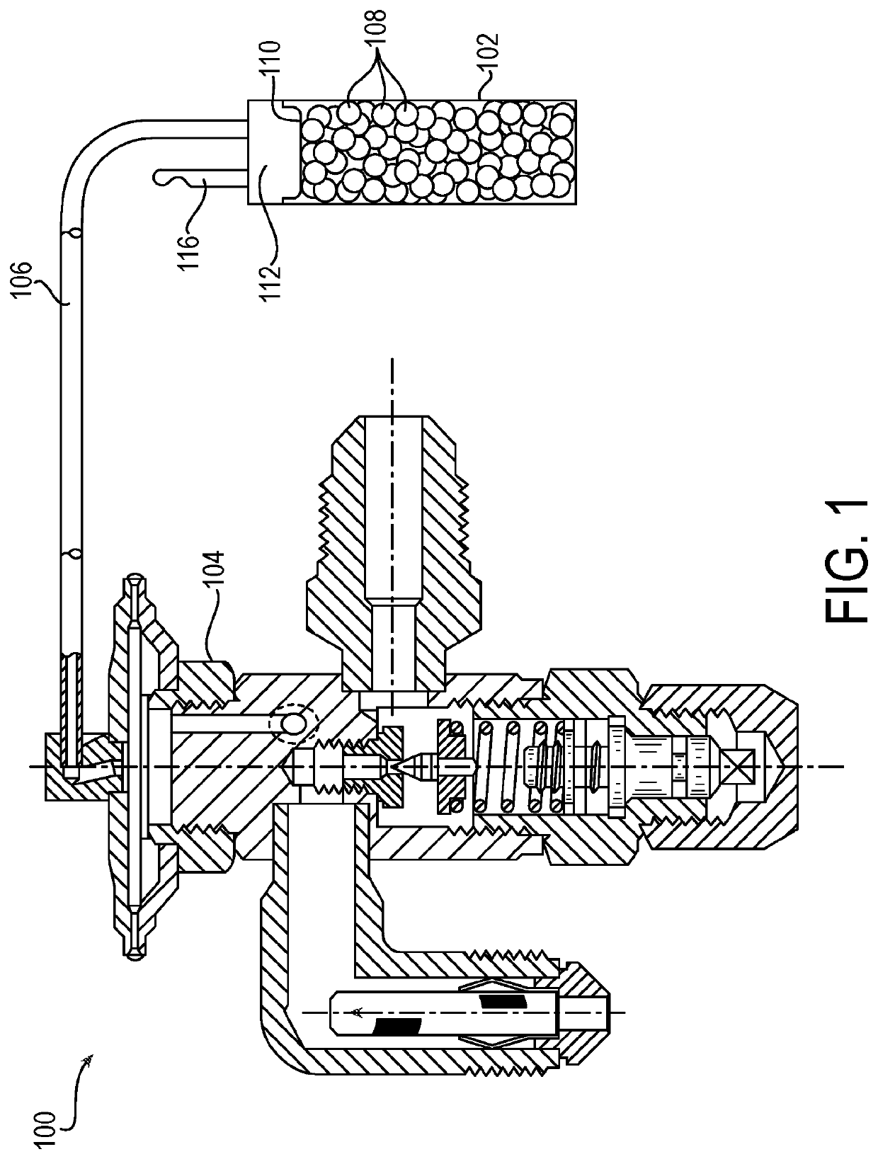 Thermal sensing bulb containing a ballast material for an expansion valve