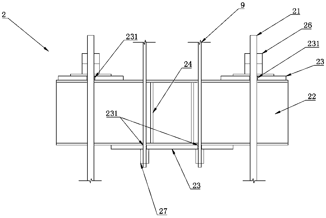 A high bridge pier preloading device with high-altitude combined pressure and a construction method thereof
