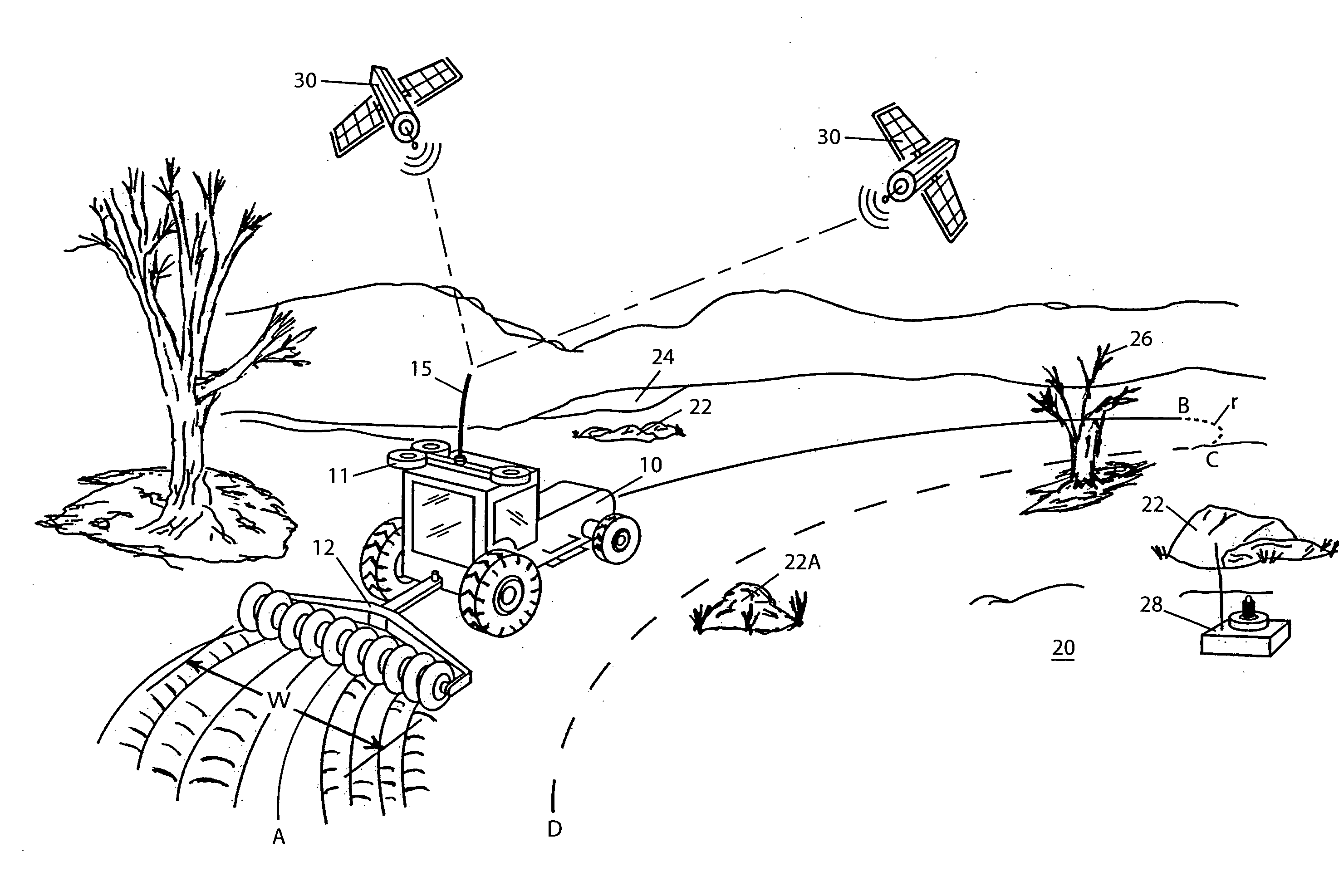System and method for interactive selection of agricultural vehicle guide paths with varying curvature along their length