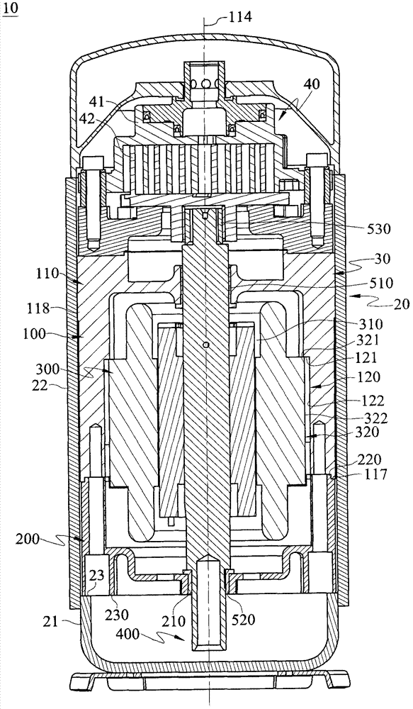 Compressor and motor device thereof