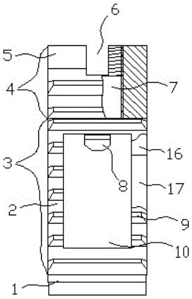 An expanded vertebral body fusion device