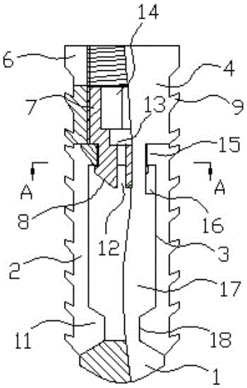 An expanded vertebral body fusion device