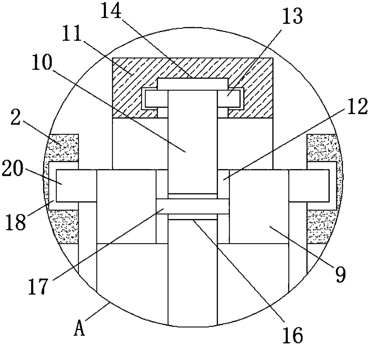 Cutting device for copper tube of air conditioner