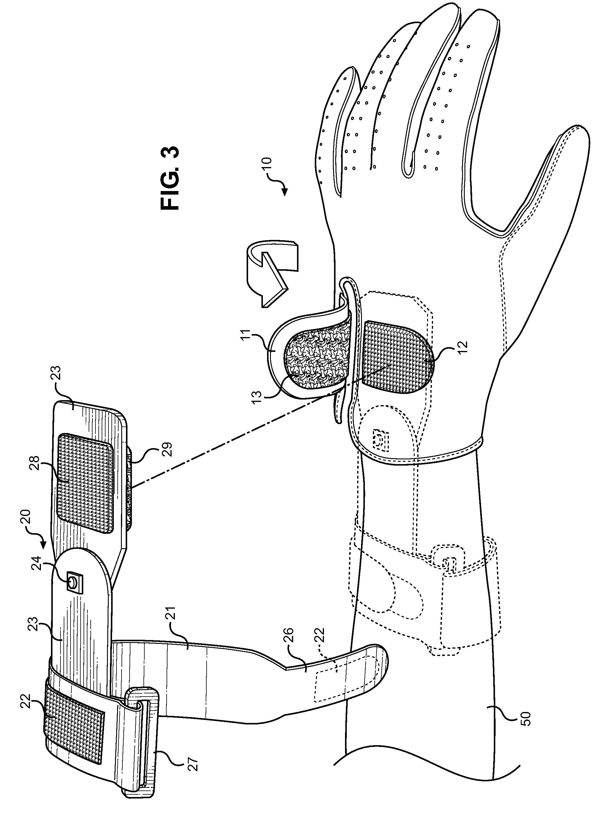 Wrist training device for a golf swing and putting stroke