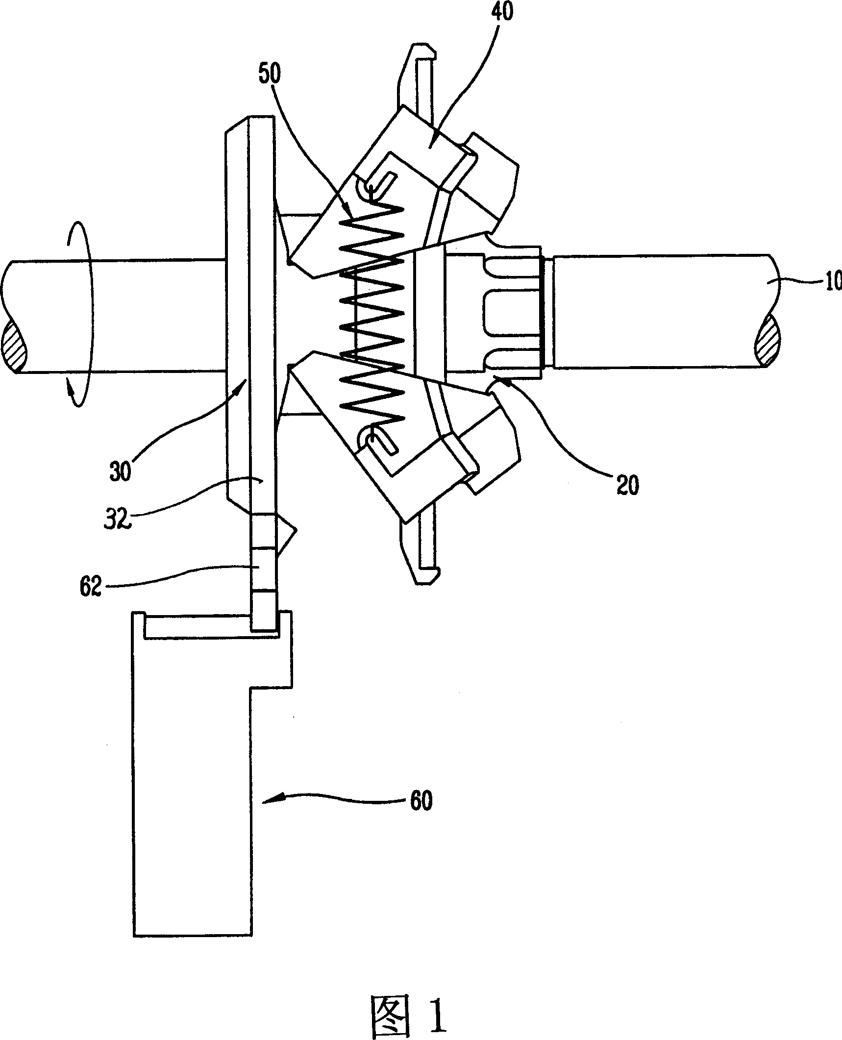 Centrifugal switch driver for single-phase inductive motor