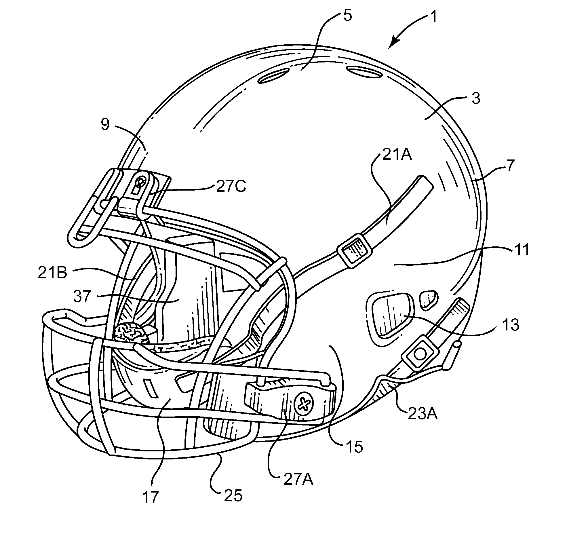 Electronic Device for Impact Sport Head Protectors