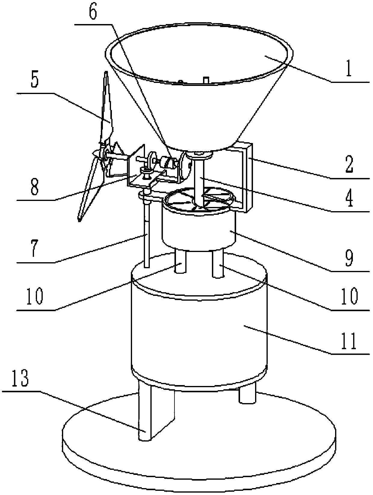 Rainwater filtering purifying and using device