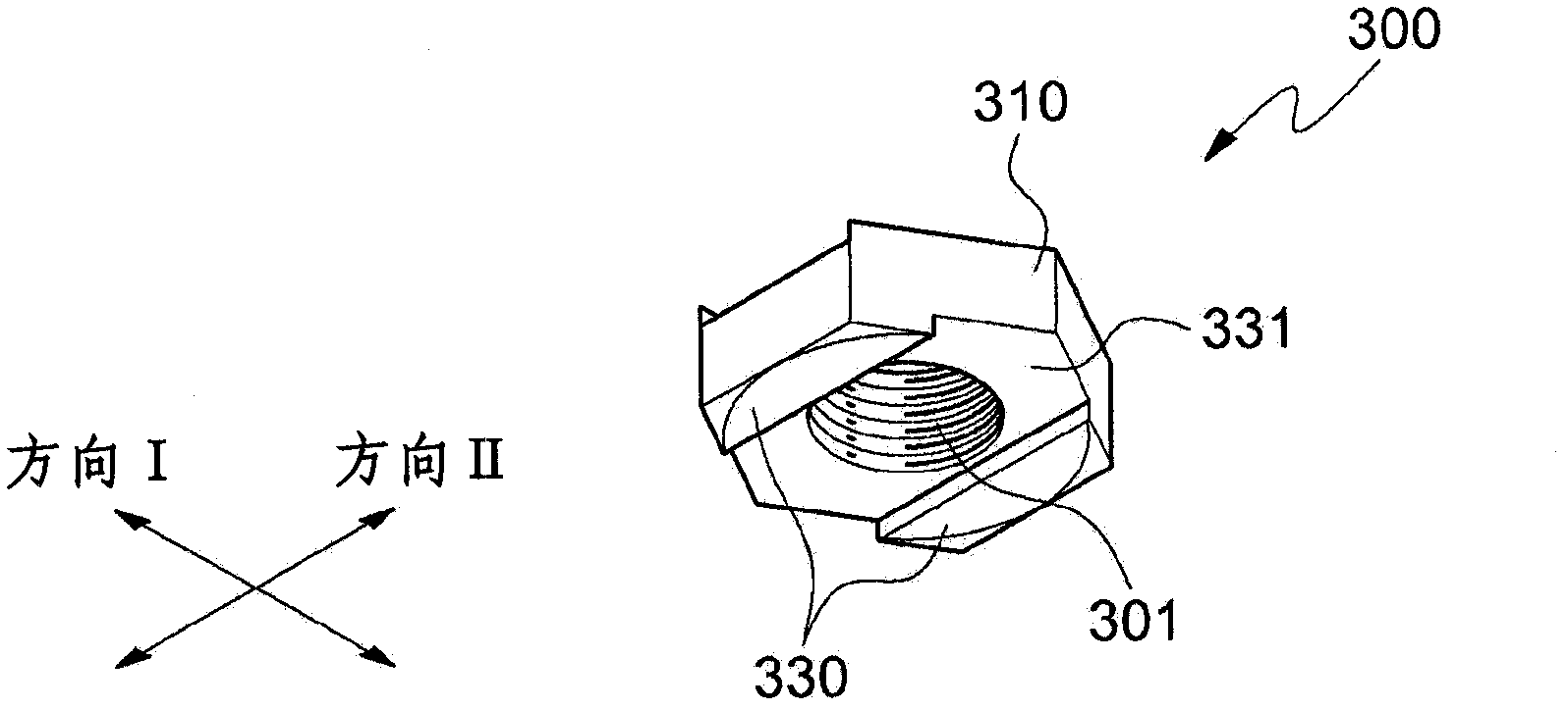 Lock nut and a fastening unit comprising the same