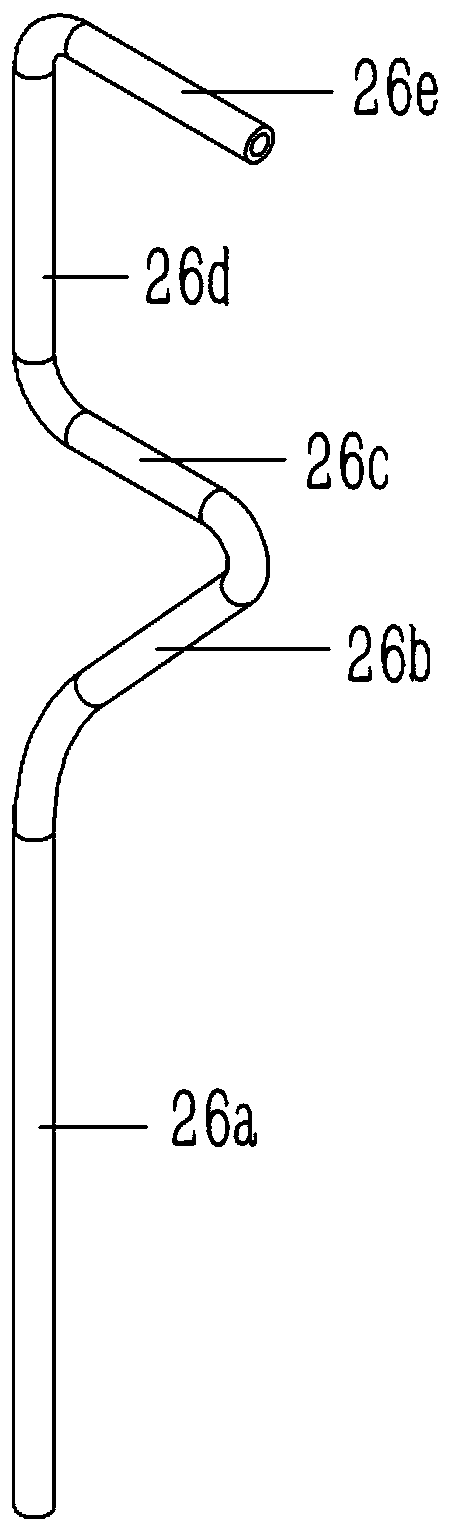 Bending forming device for crutch-type walking aid bracket