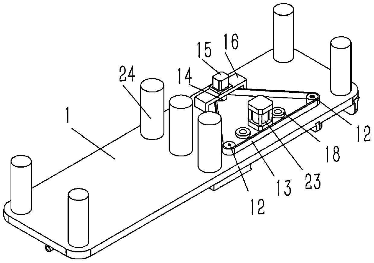 Bending forming device for crutch-type walking aid bracket