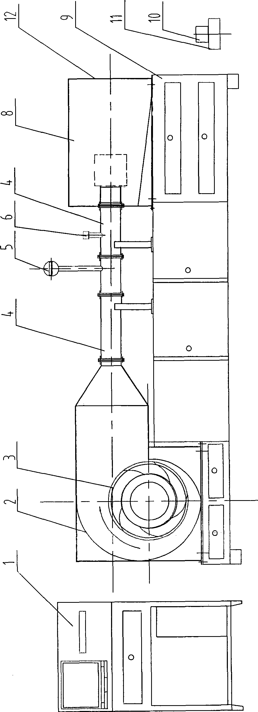 Method for detecting exhaust spark trap device for automobile and detecting test stand