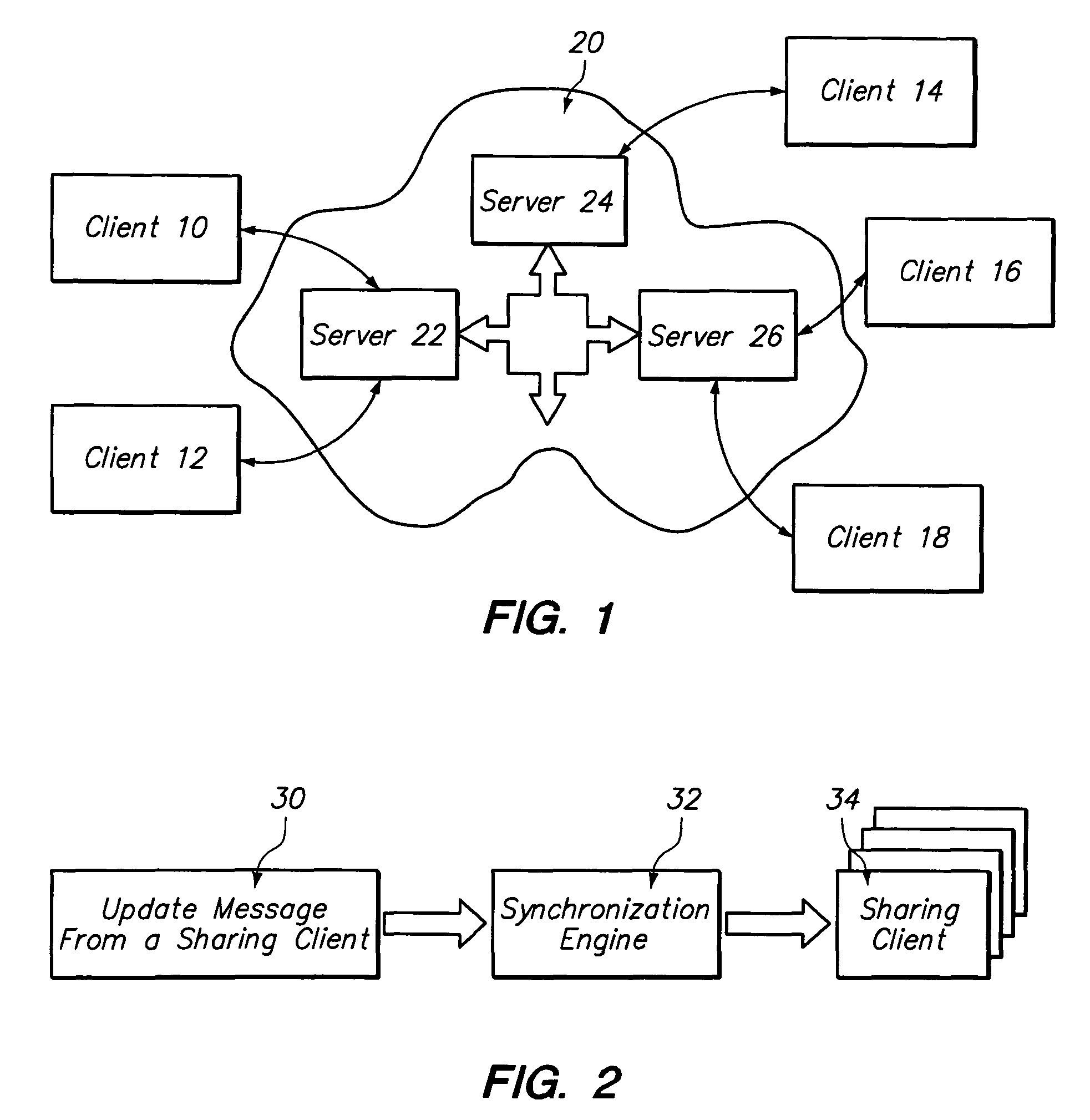 Method and apparatus for a file sharing and synchronization system