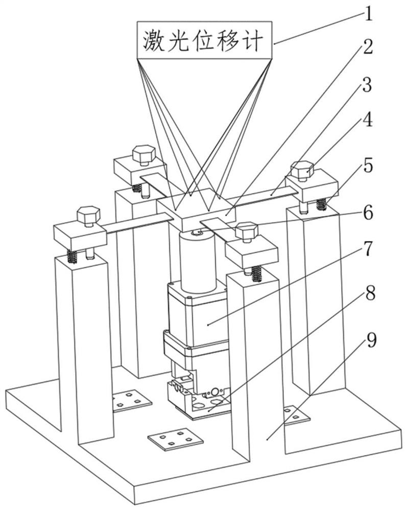 A multi-degree-of-freedom motion branch chain resolution test platform and test method