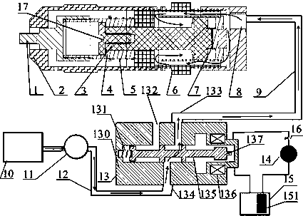 Handheld variable-frequency pneumatic pin pulling device