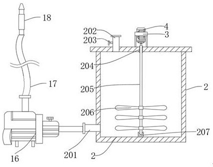 Road flower fertilizing device for greening construction project construction