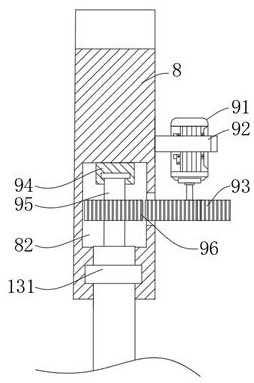 Road flower fertilizing device for greening construction project construction