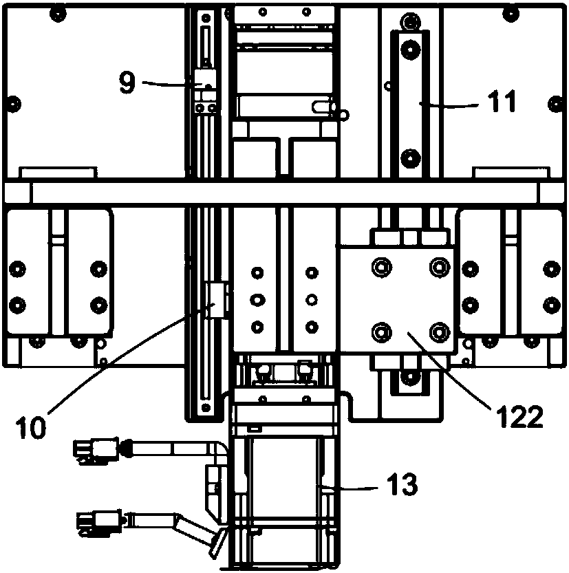 A turn-over alignment press-fitting device