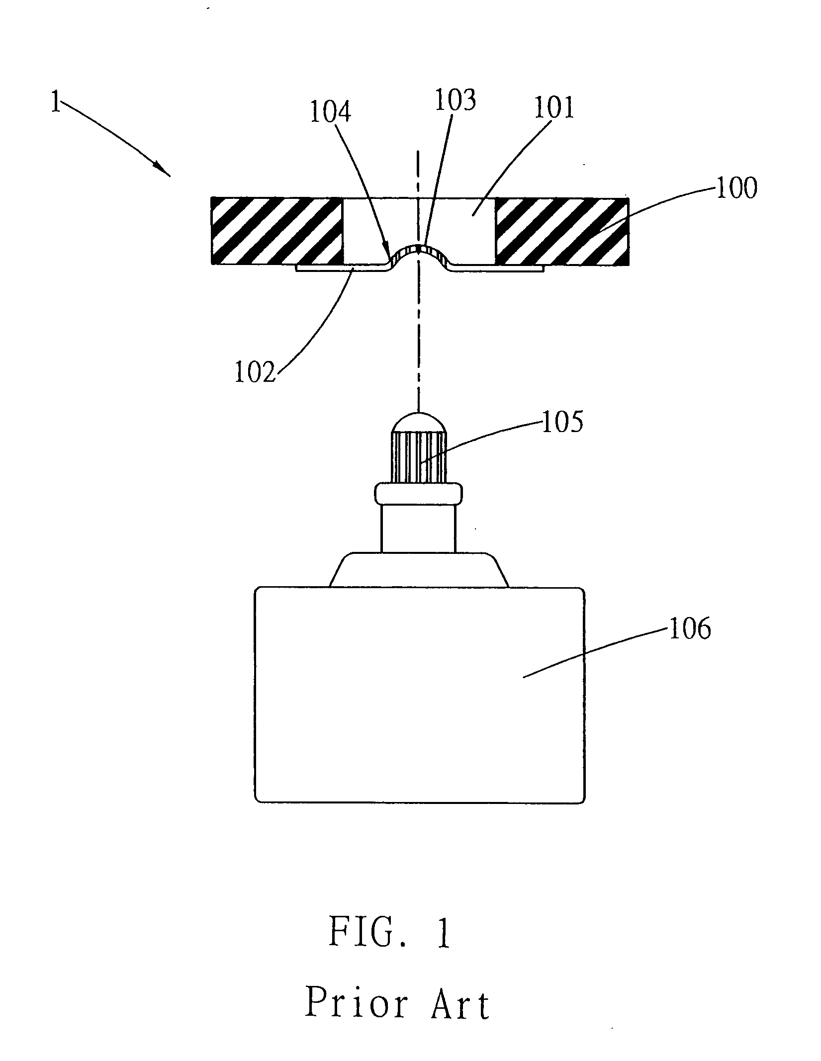 Mechanism for the draft of a high frequency atomization device