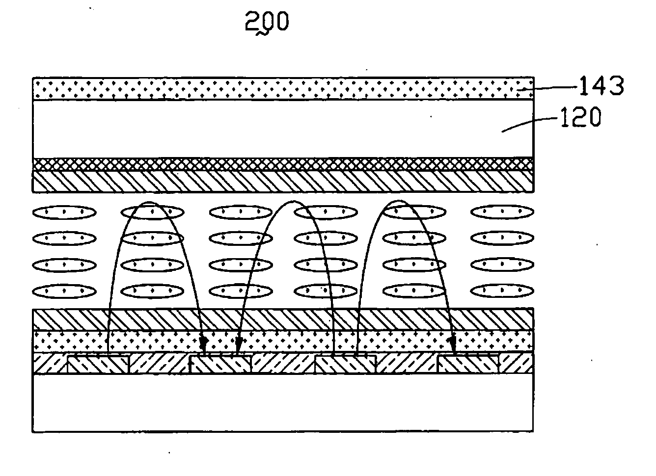 In-plane switching liquid crystal display device having extraordinary polarizers