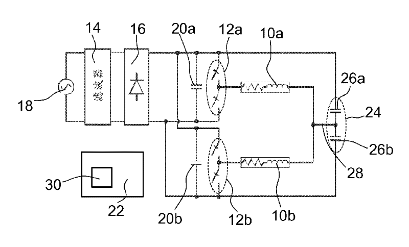 Cook top comprising at least two heating inductors