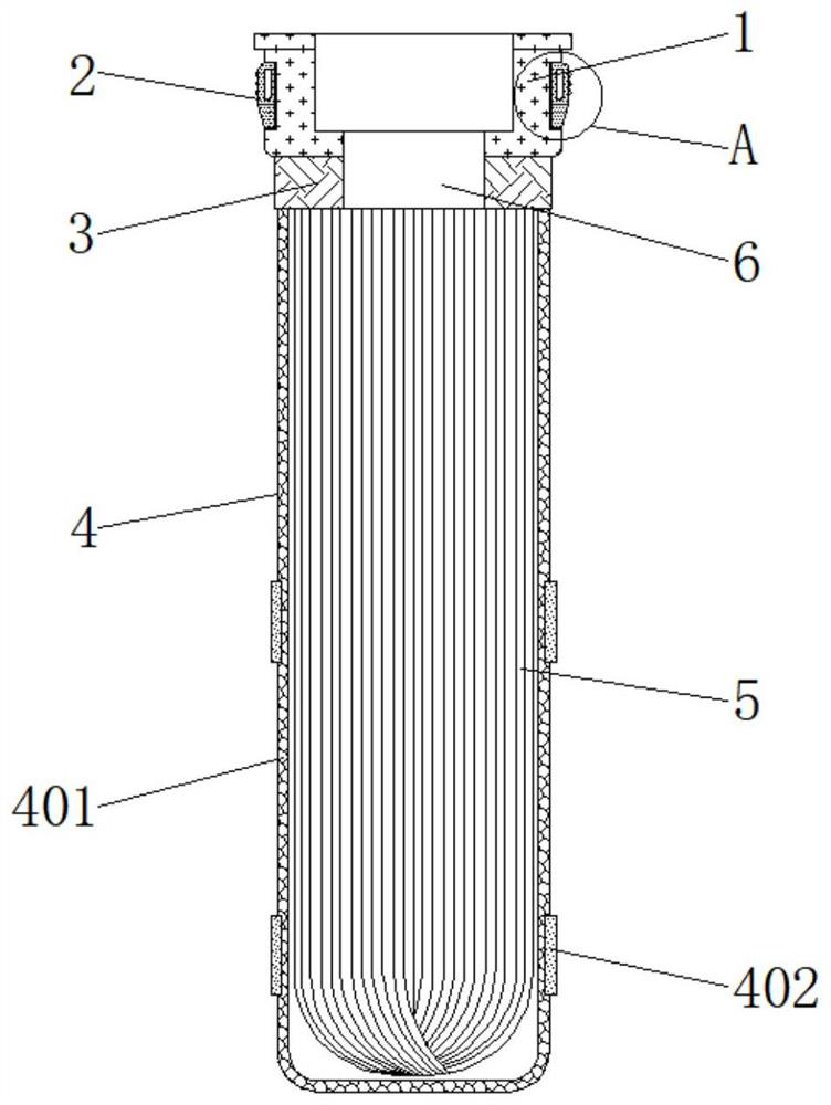 Hydrophilic hollow fiber ultrafiltration membrane