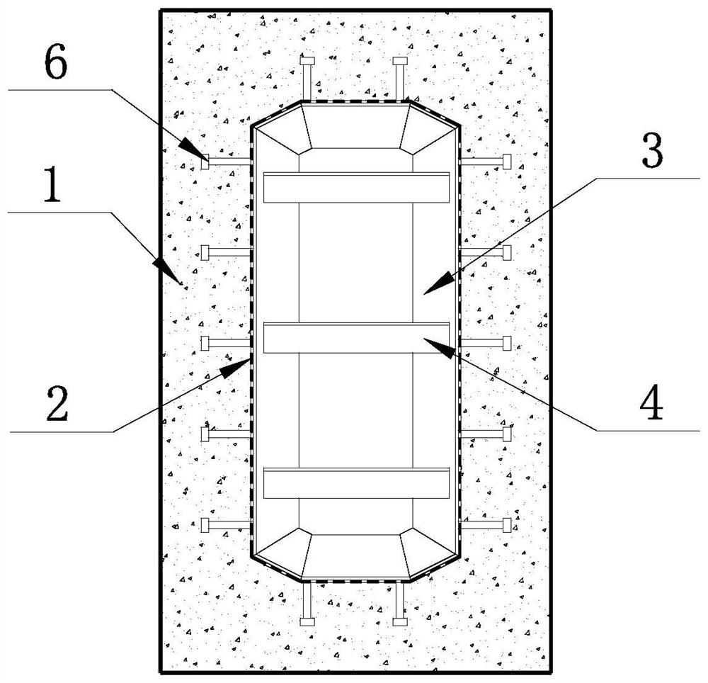 Concrete box girder internal mold disassembly-free supporting system and construction method