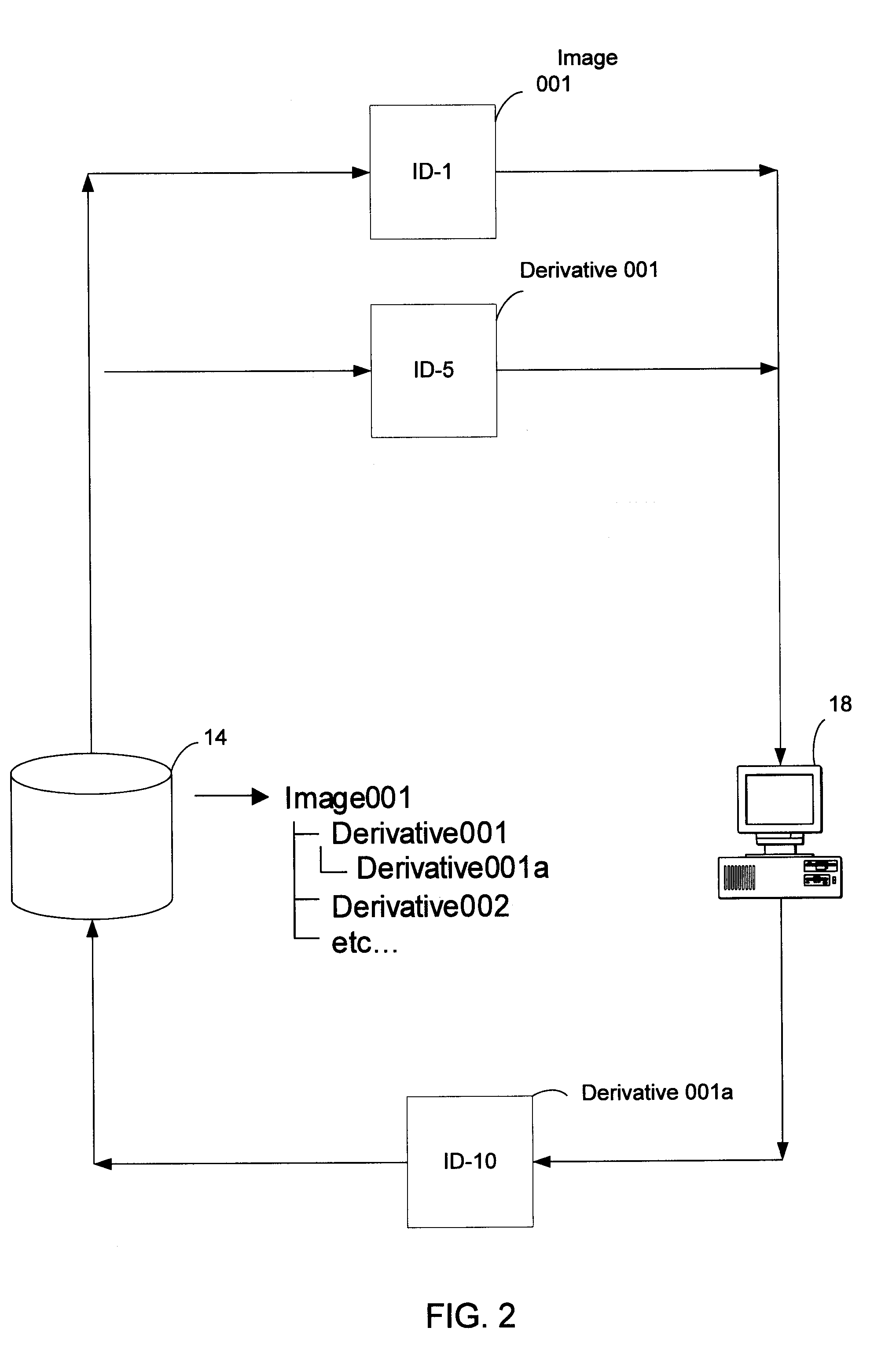 Image management system and methods using digital watermarks
