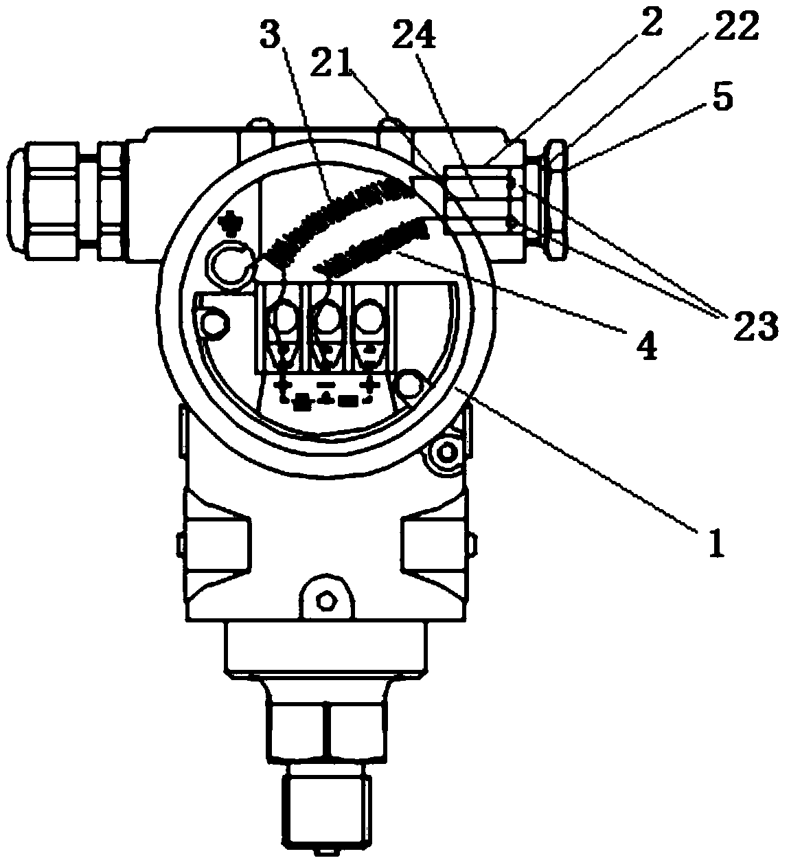 Pressure transmitter device