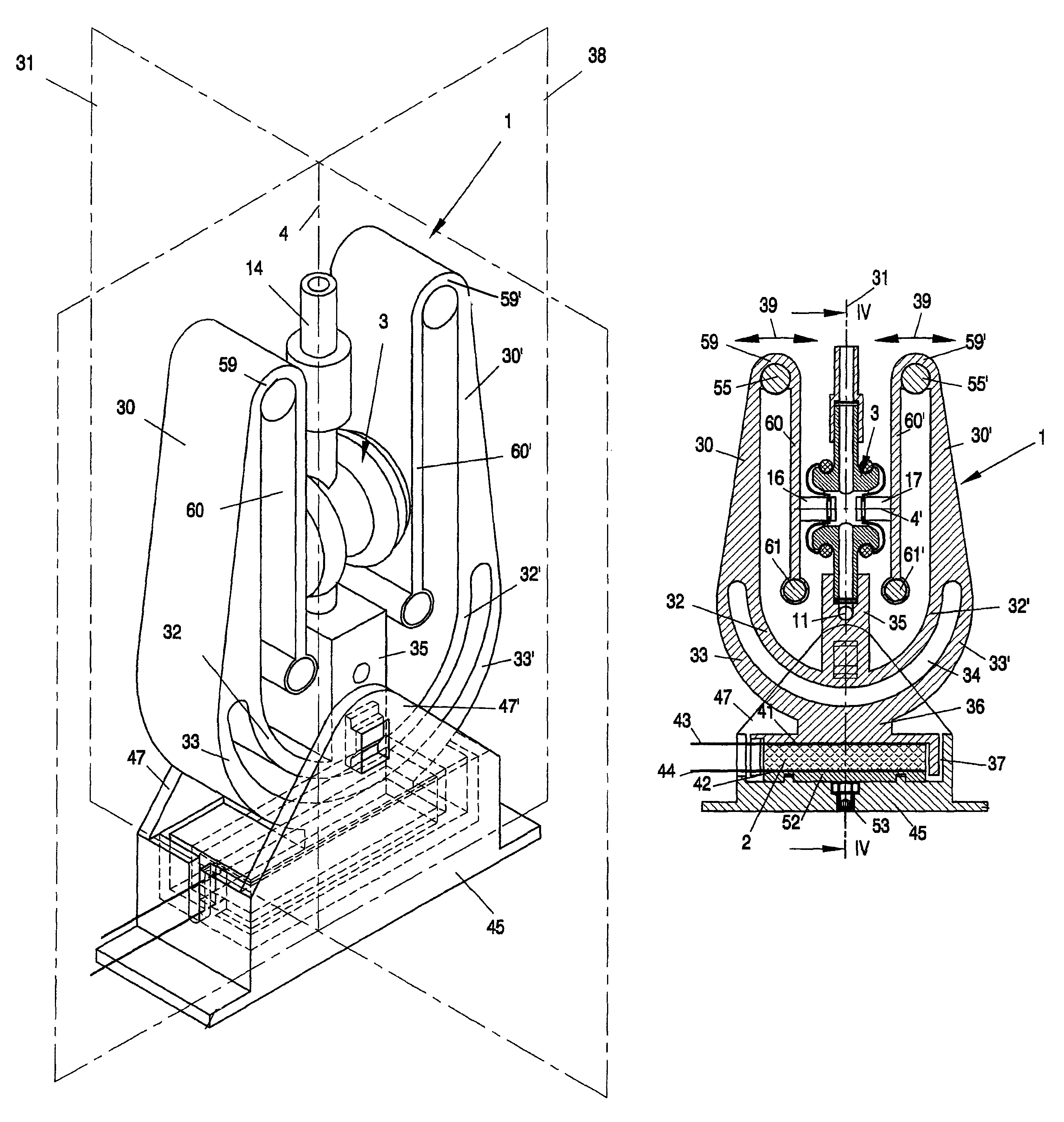 Electric oscillating drive