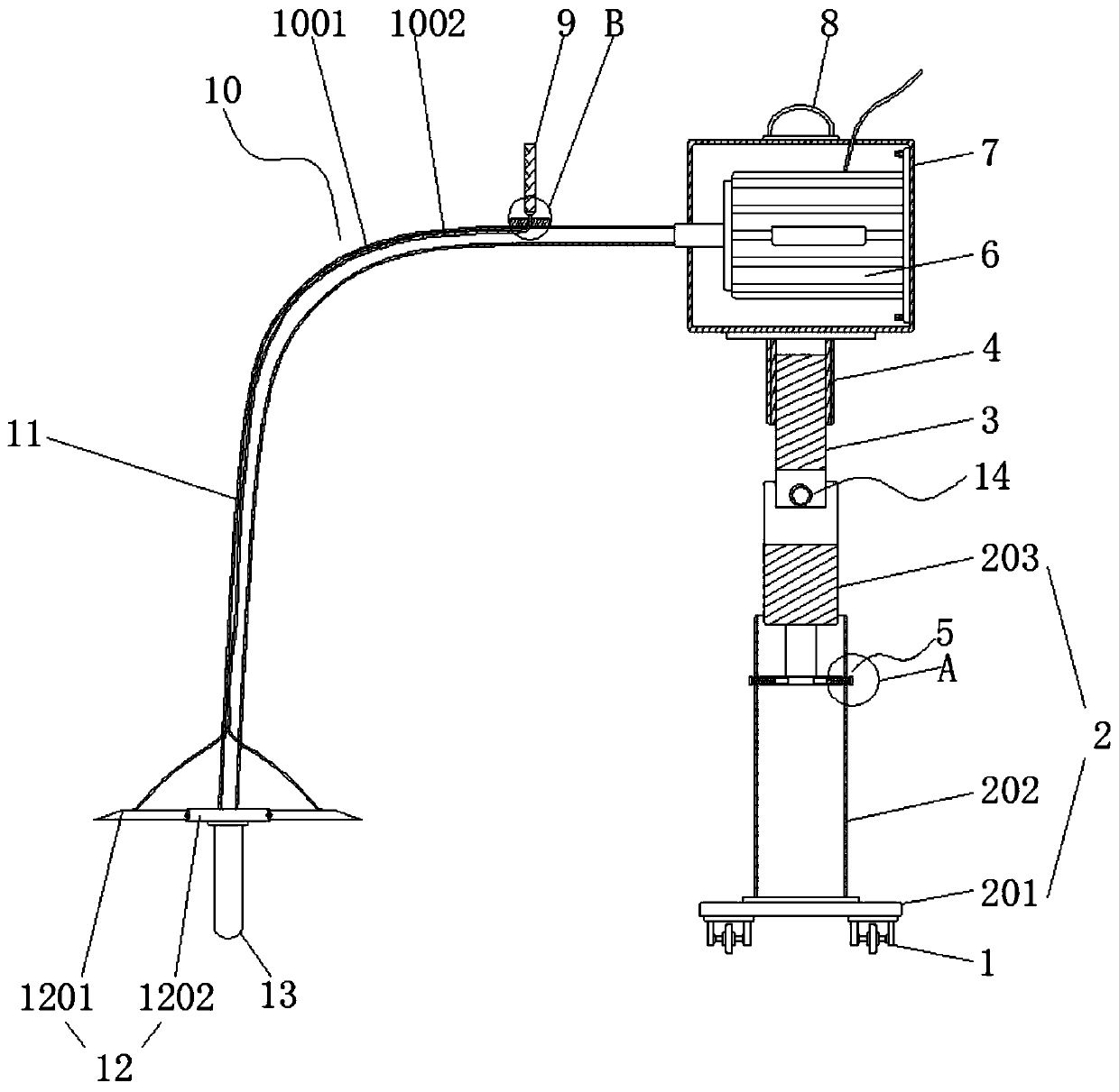 Concrete tamping tool for architectural construction