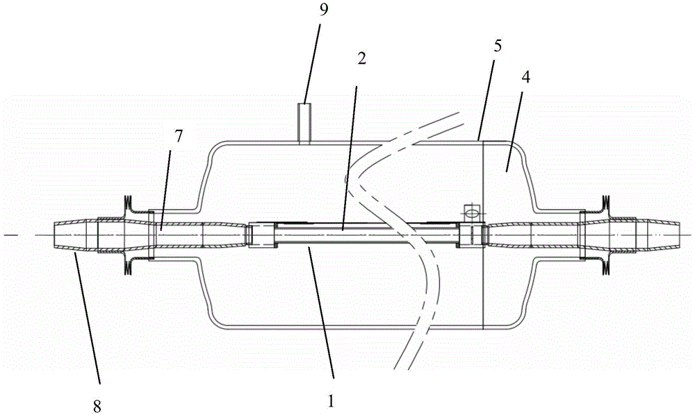 Glass-metal vacuum packaged one-dimensional tracking focusing solar collector