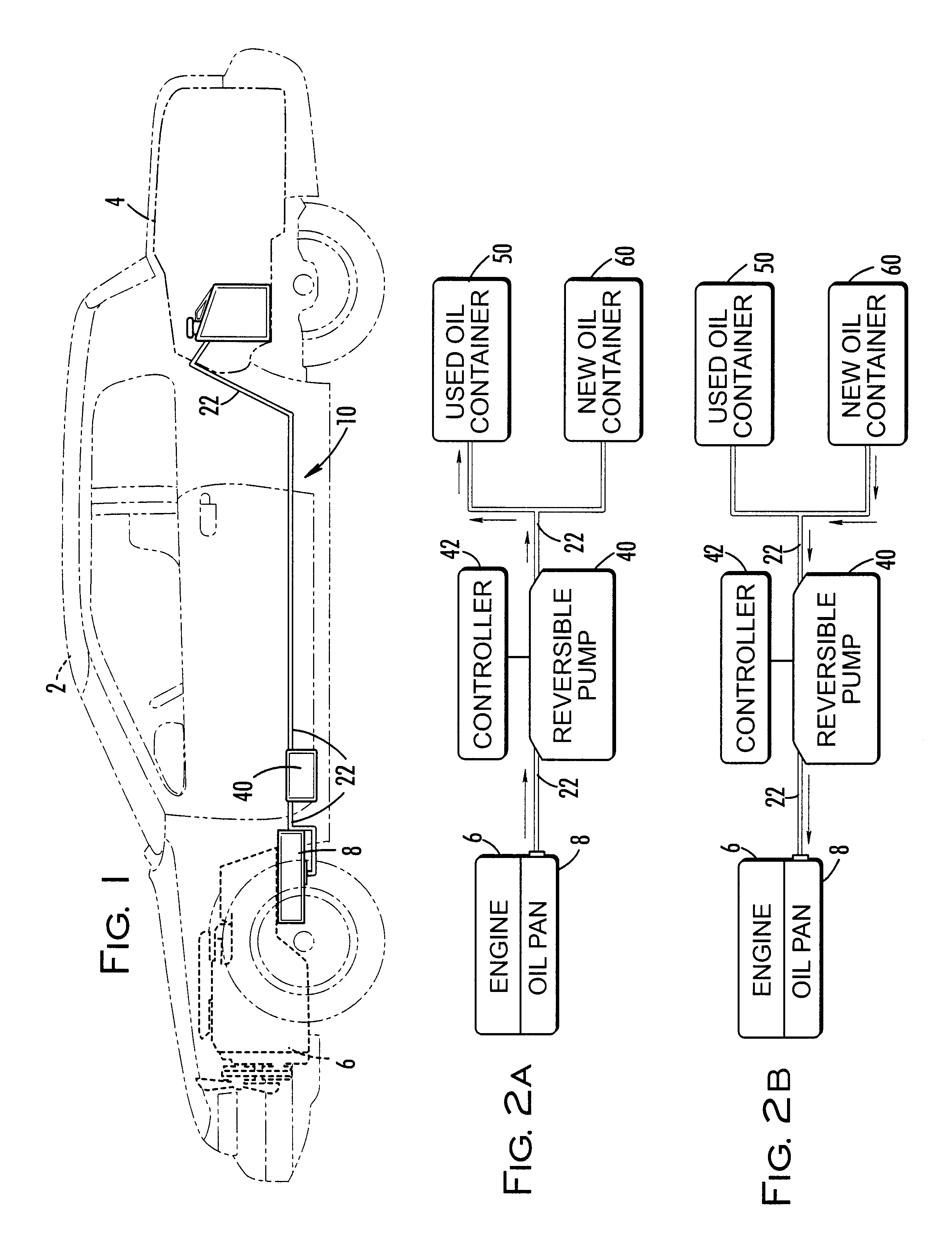 Automated oil changing system